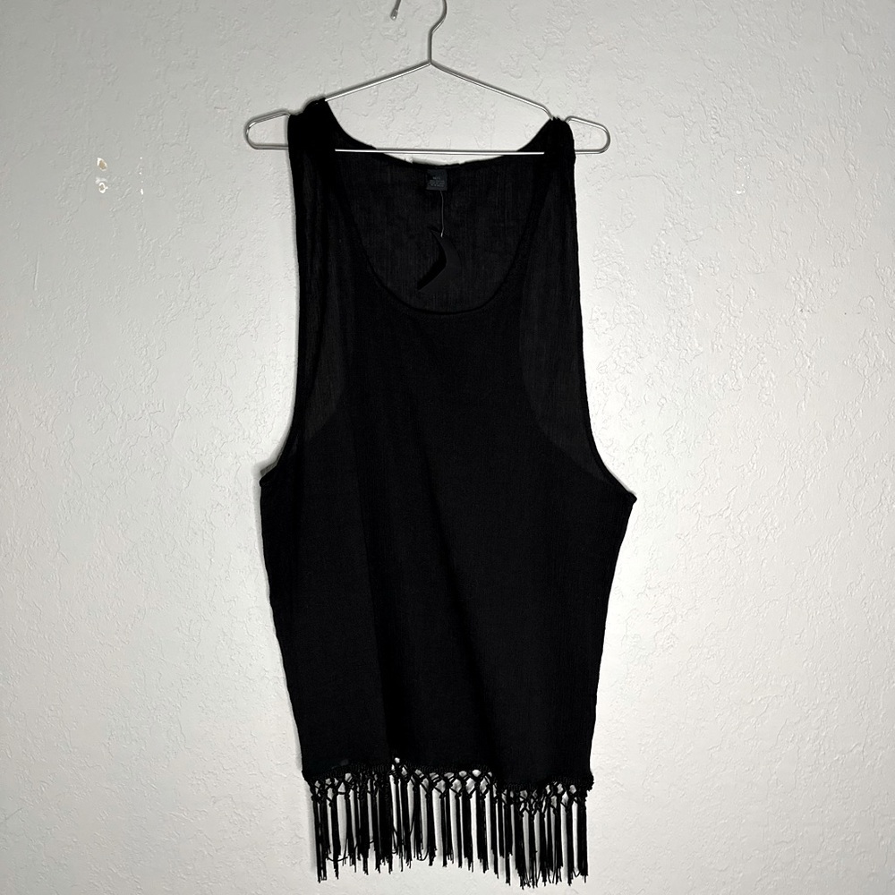 STEVE Madden Black Swim Suit Cover UP - NWT - M/L